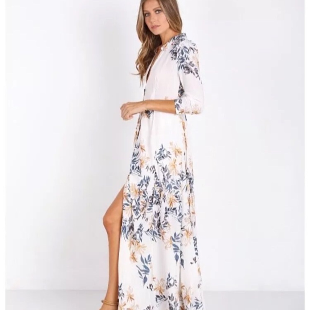 Free People after the storm maxi dress/ duster